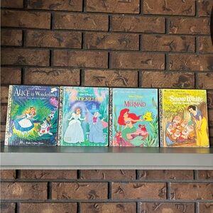 ✨Vintage Little Golden Books✨ The Disney Princess Collection (Set of 4)